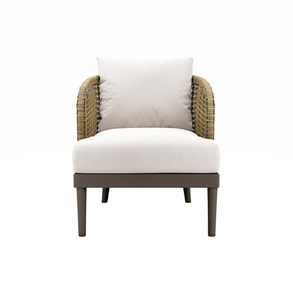 Modway Outlet Meadow Outdoor Patio Armchair by Modway  Outdoor Furniture Furniture Natural White - EEI-4986-NAT-WHI