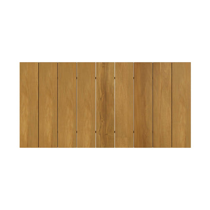 Modway Outlet Meadow Outdoor Patio Teak Wood Coffee Table by Modway  Outdoor Furniture Furniture Natural Taupe - EEI-4992-NAT-TAU