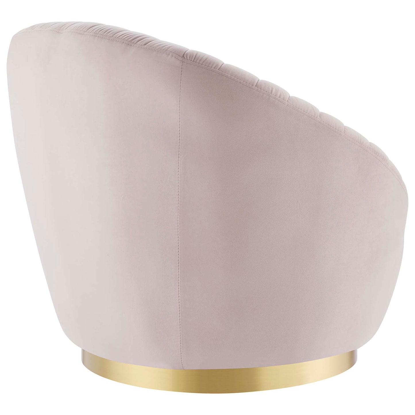 Modway Outlet Whirr Tufted Performance Velvet Swivel Chair by Modway  Living Room Furniture Gold Pink - EEI-5002-GLD-PNK