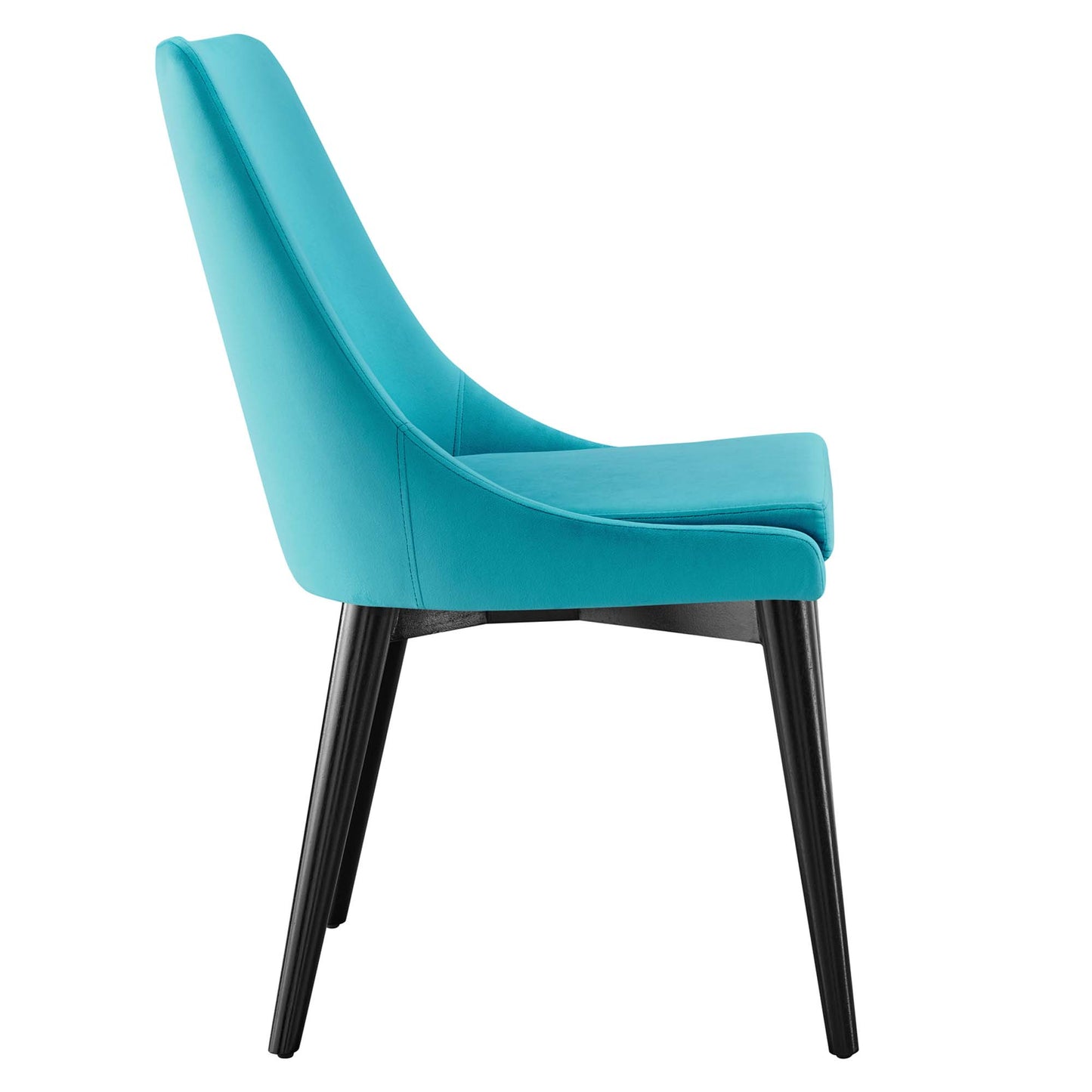 Modway Outlet Viscount Performance Velvet Dining Chair by Modway  Bar and Dining Furniture Blue - EEI-5009-BLU