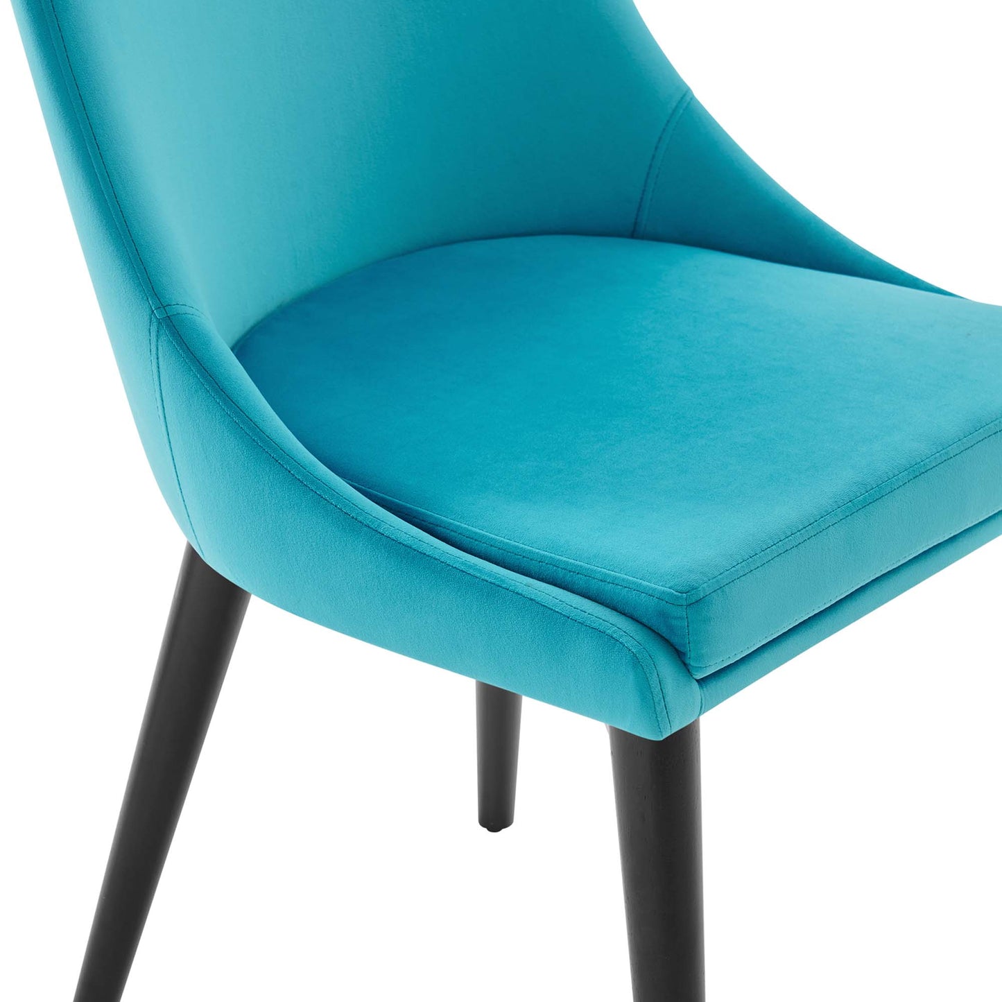 Modway Outlet Viscount Performance Velvet Dining Chair by Modway  Bar and Dining Furniture Blue - EEI-5009-BLU