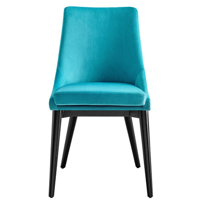 Modway Outlet Viscount Performance Velvet Dining Chair by Modway  Bar and Dining Furniture Blue - EEI-5009-BLU