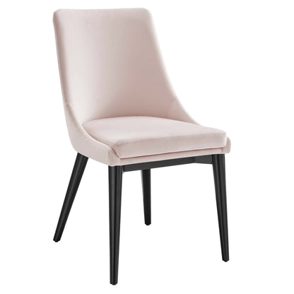Modway Outlet Viscount Performance Velvet Dining Chair by Modway  Bar and Dining Furniture Pink - EEI-5009-PNK