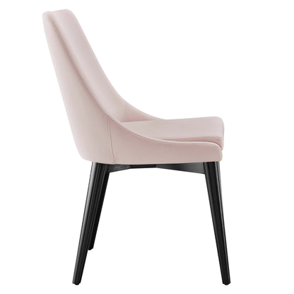 Modway Outlet Viscount Performance Velvet Dining Chair by Modway  Bar and Dining Furniture Pink - EEI-5009-PNK