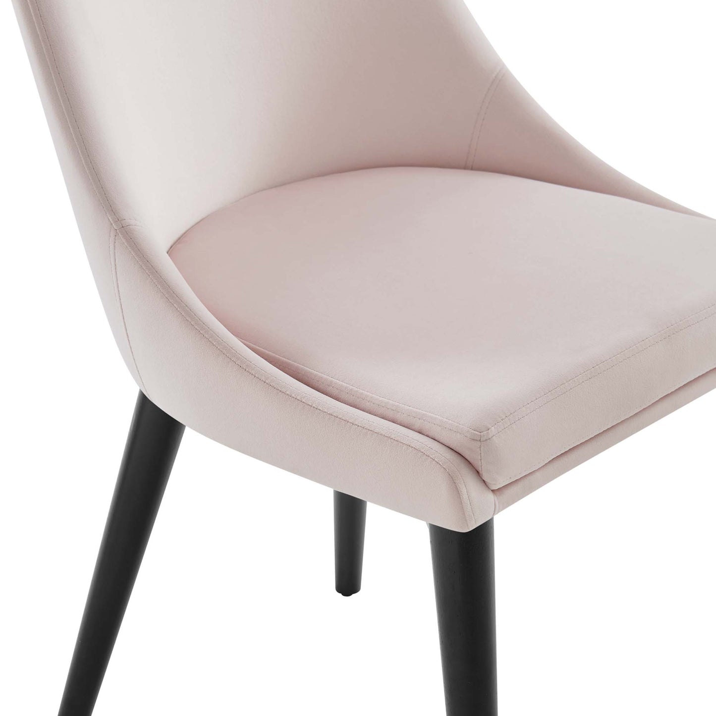 Modway Outlet Viscount Performance Velvet Dining Chair by Modway  Bar and Dining Furniture Pink - EEI-5009-PNK