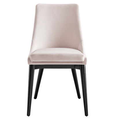 Modway Outlet Viscount Performance Velvet Dining Chair by Modway  Bar and Dining Furniture Pink - EEI-5009-PNK