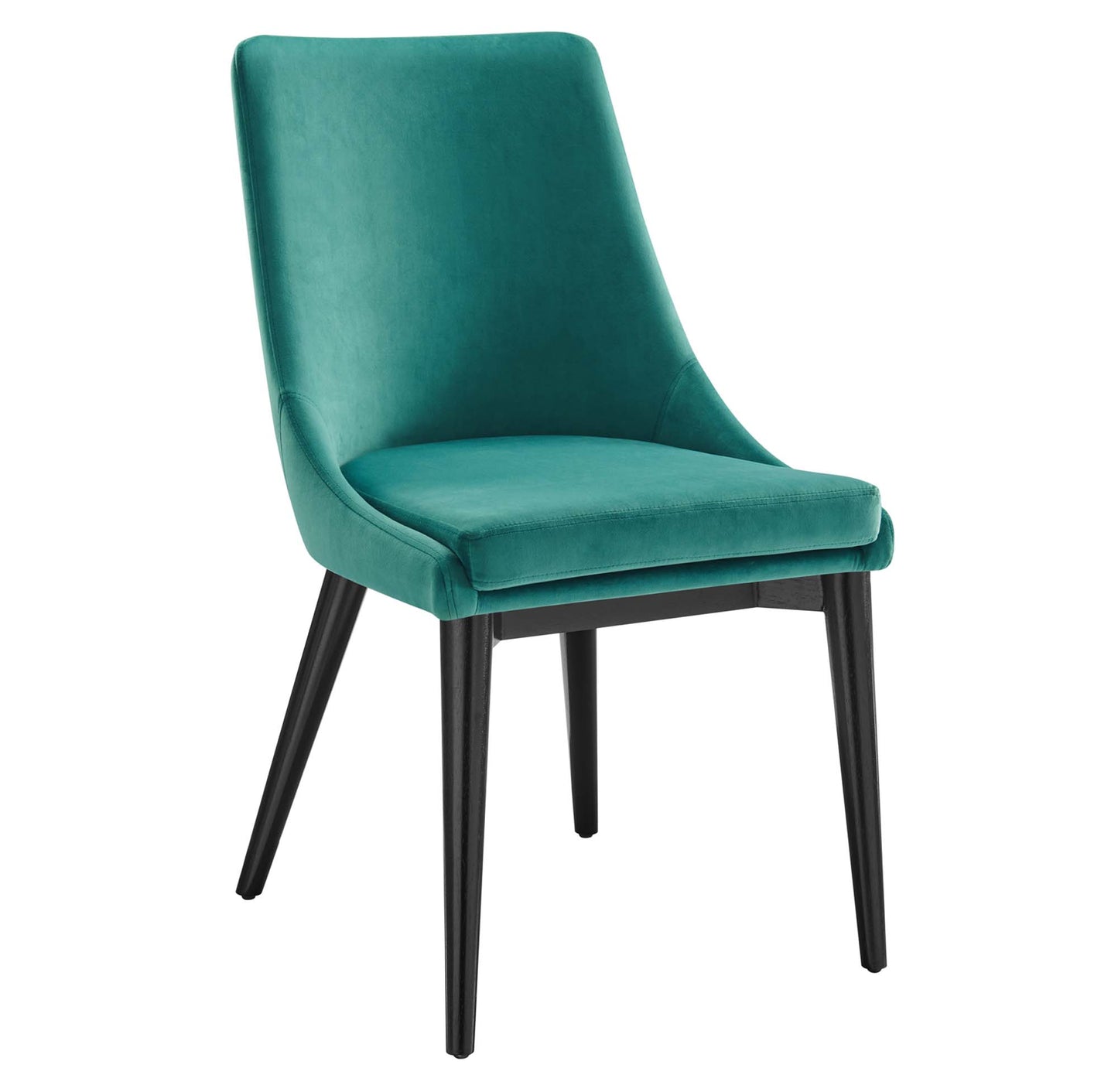 Modway Outlet Viscount Performance Velvet Dining Chair by Modway  Bar and Dining Furniture Teal - EEI-5009-TEA