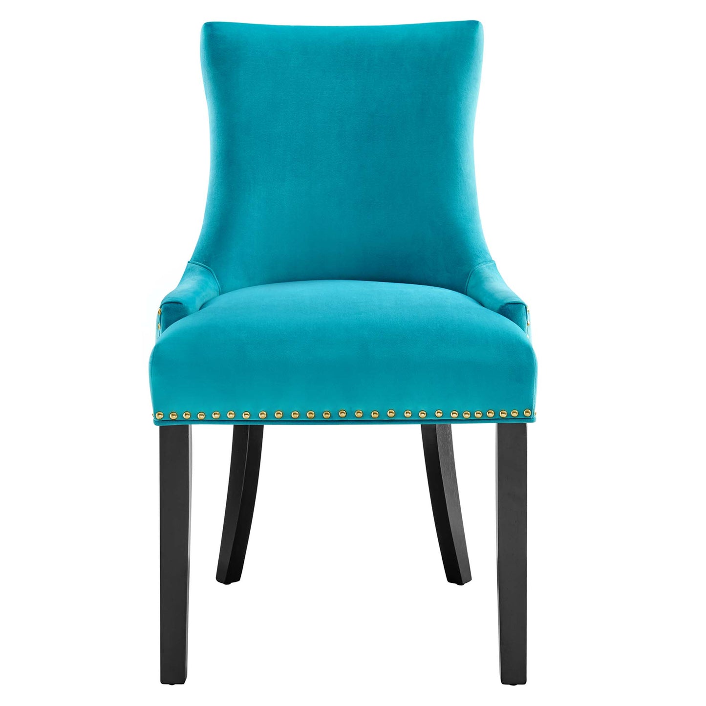 Modway Outlet Marquis Performance Velvet Dining Chairs Set of 2 by Modway  Bar and Dining Furniture Blue - EEI-5010-BLU