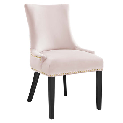 Modway Outlet Marquis Performance Velvet Dining Chairs Set of 2 by Modway  Bar and Dining Furniture Pink - EEI-5010-PNK