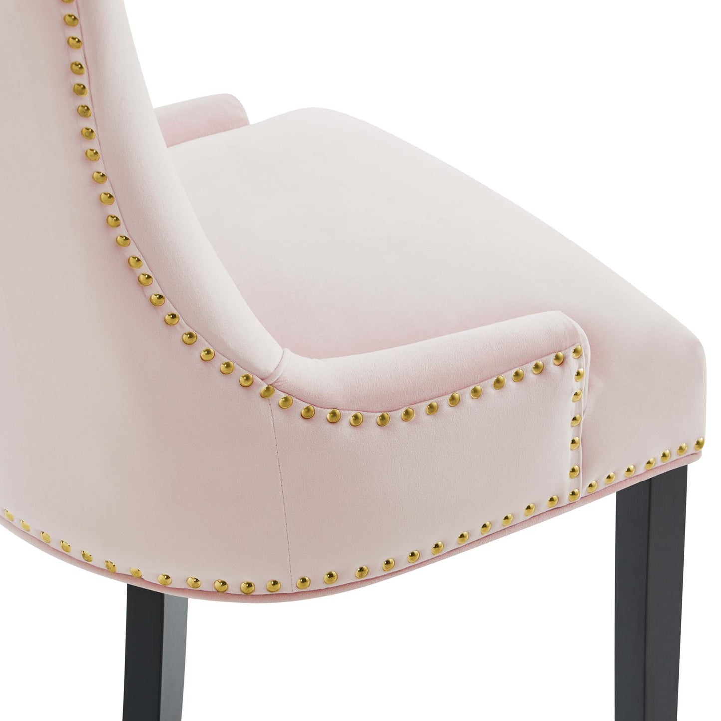 Modway Outlet Marquis Performance Velvet Dining Chairs Set of 2 by Modway  Bar and Dining Furniture Pink - EEI-5010-PNK