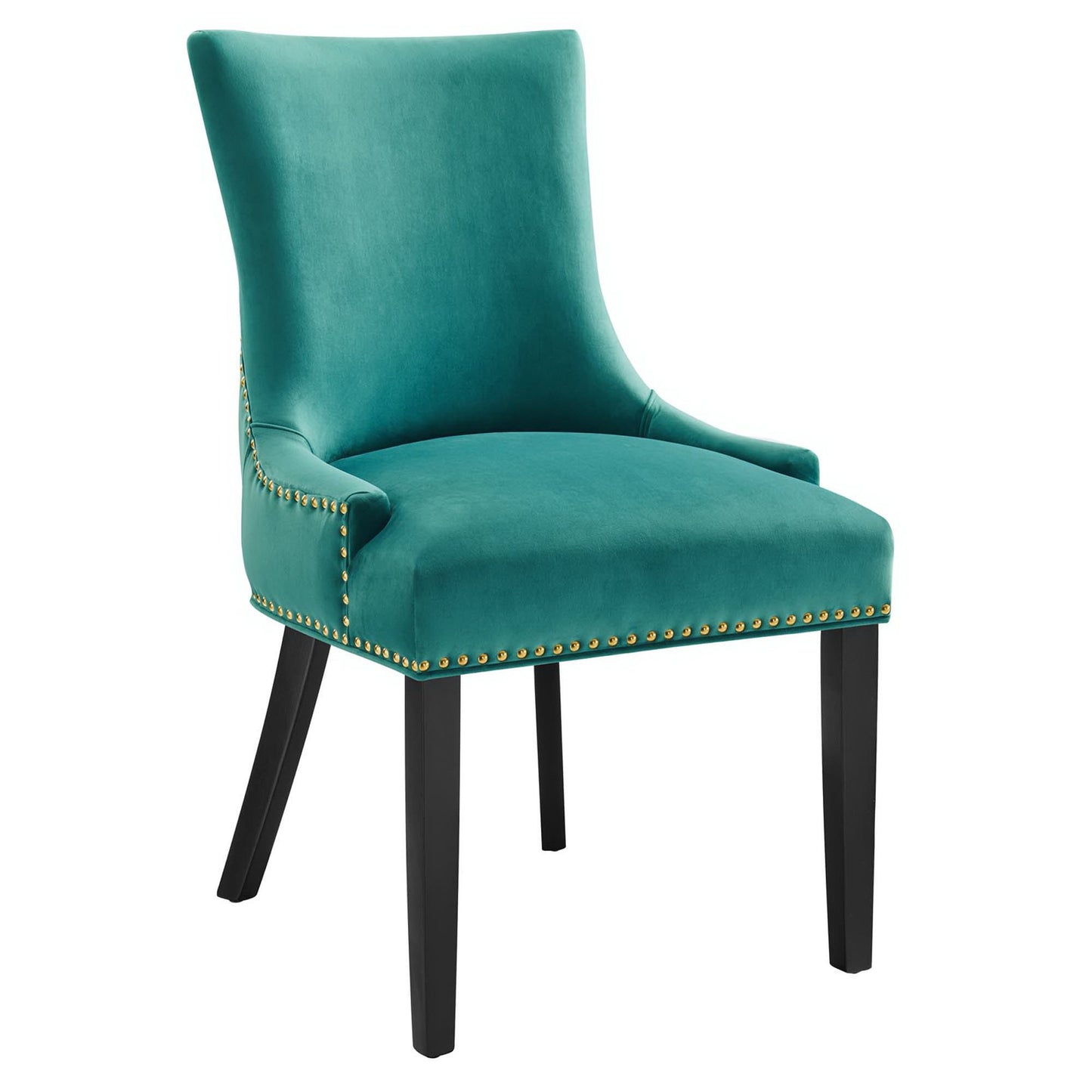 Modway Outlet Marquis Performance Velvet Dining Chairs Set of 2 by Modway  Bar and Dining Furniture Teal - EEI-5010-TEA