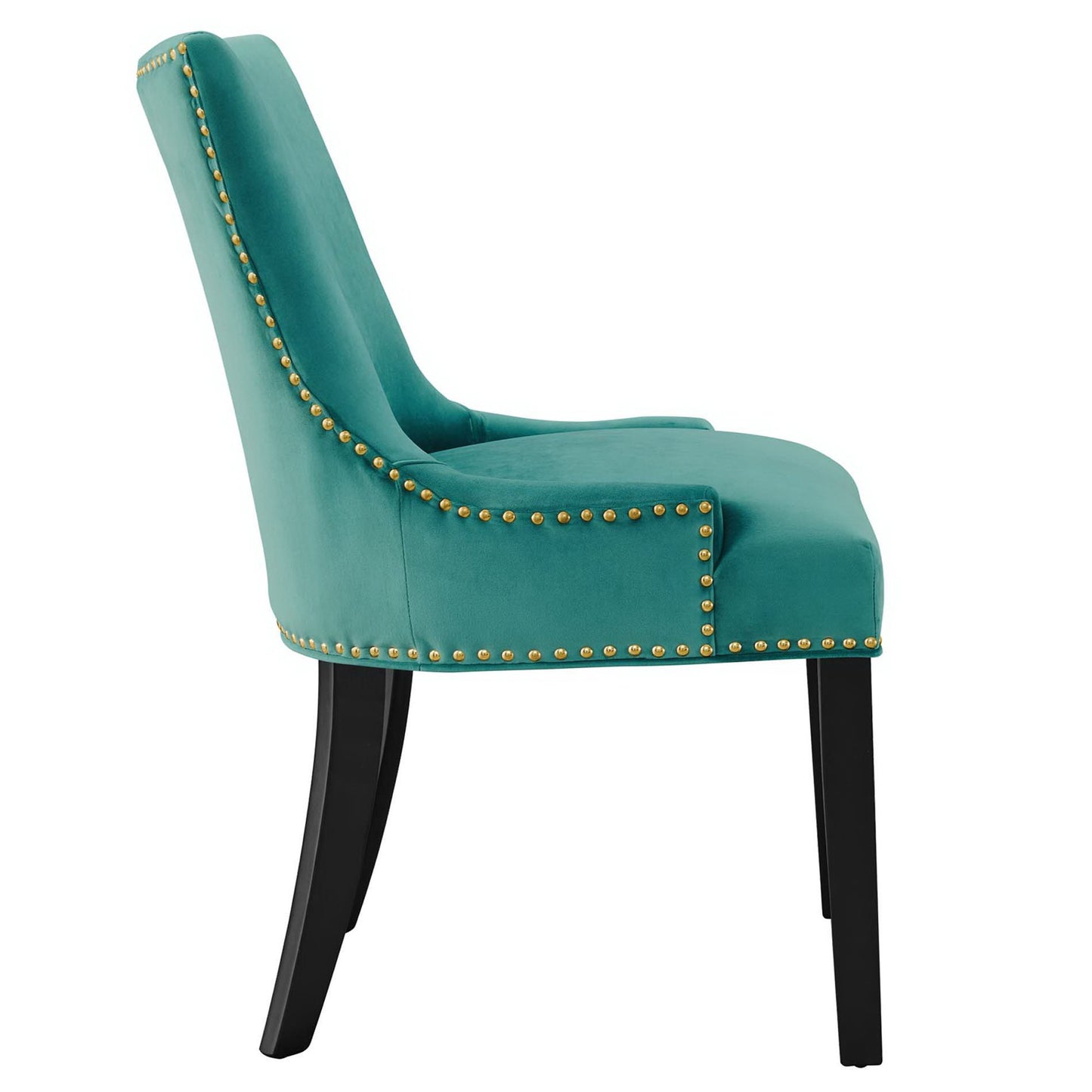 Modway Outlet Marquis Performance Velvet Dining Chairs Set of 2 by Modway  Bar and Dining Furniture Teal - EEI-5010-TEA