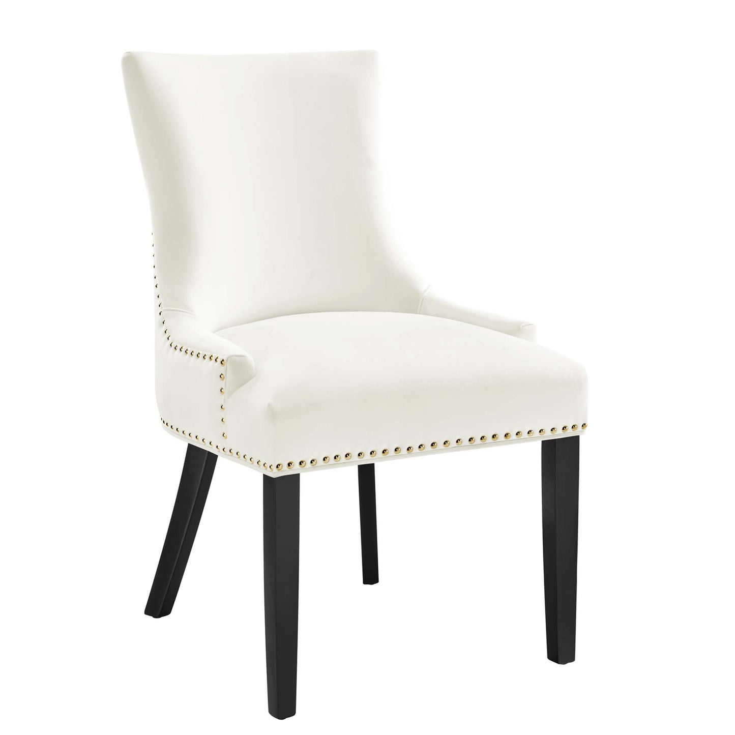 Modway Outlet Marquis Performance Velvet Dining Chairs Set of 2 by Modway  Bar and Dining Furniture White - EEI-5010-WHI