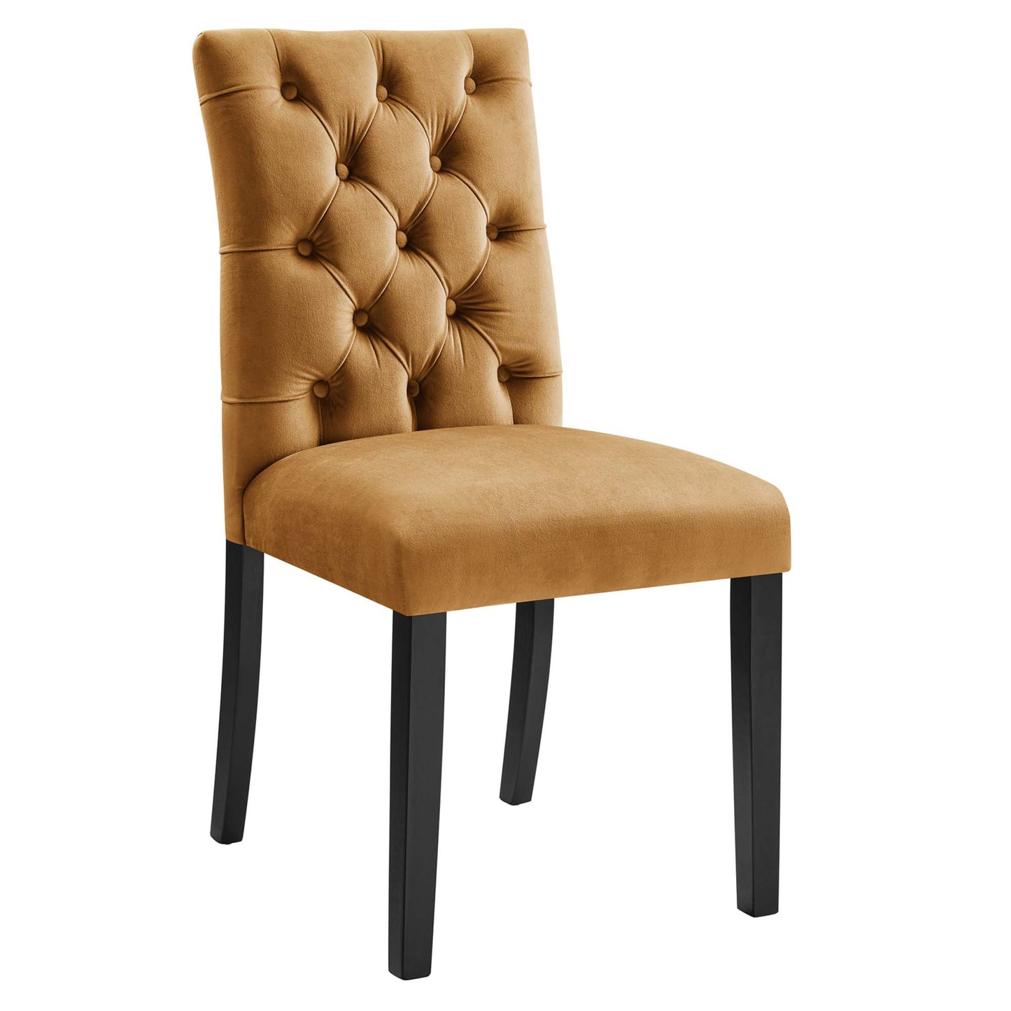 Modway Outlet Duchess Performance Velvet Dining Chairs Set of 2 by Modway  Bar and Dining Furniture Cognac - EEI-5011-COG