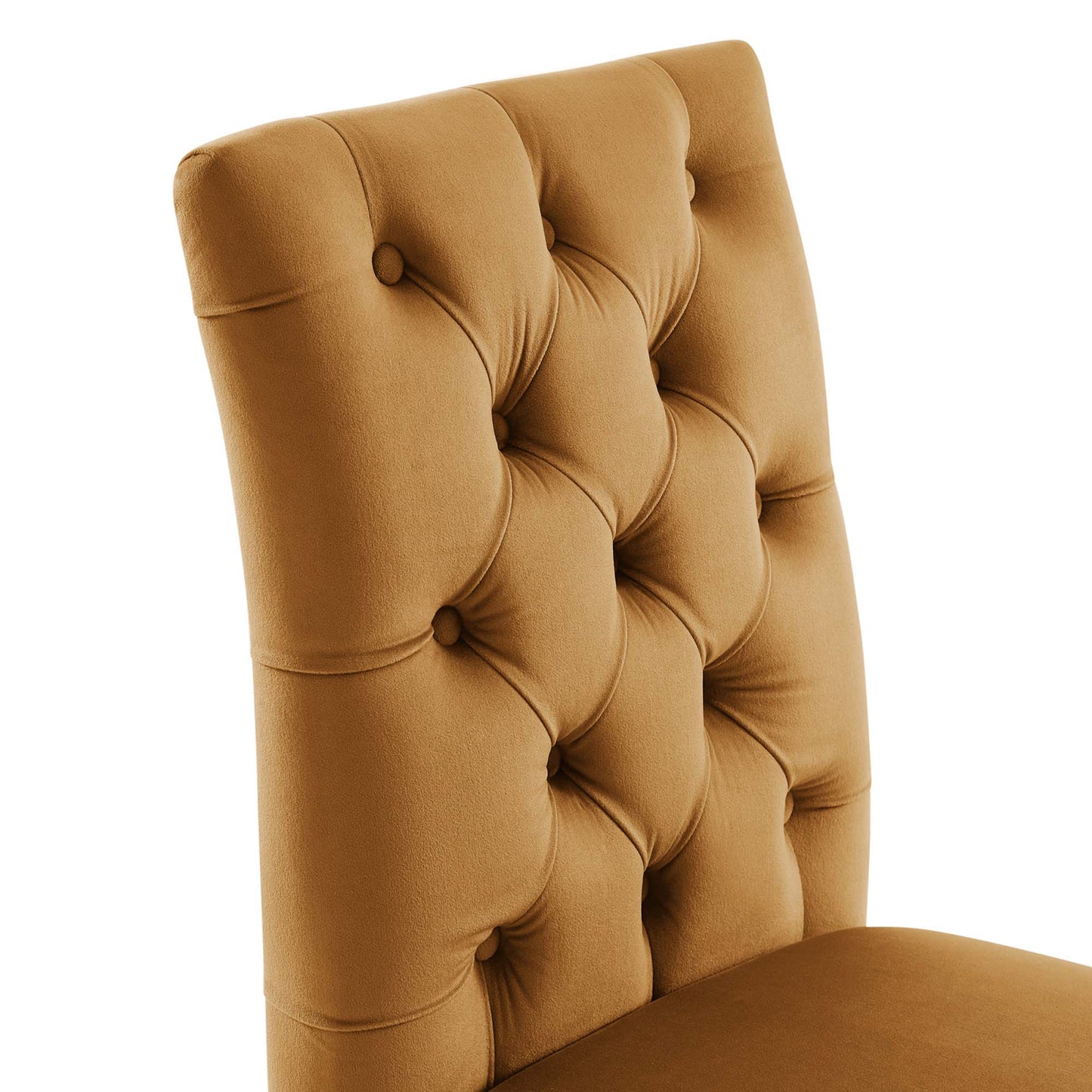 Modway Outlet Duchess Performance Velvet Dining Chairs Set of 2 by Modway  Bar and Dining Furniture Cognac - EEI-5011-COG