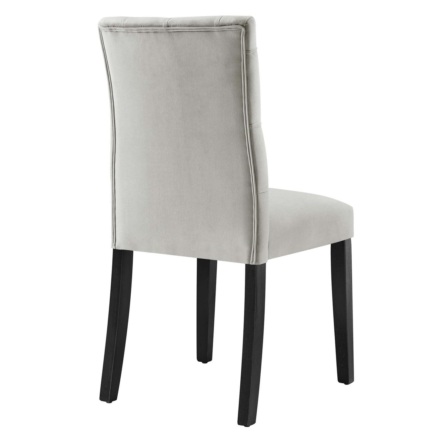 Modway Outlet Duchess Performance Velvet Dining Chairs Set of 2 by Modway  Bar and Dining Furniture Light Gray - EEI-5011-LGR