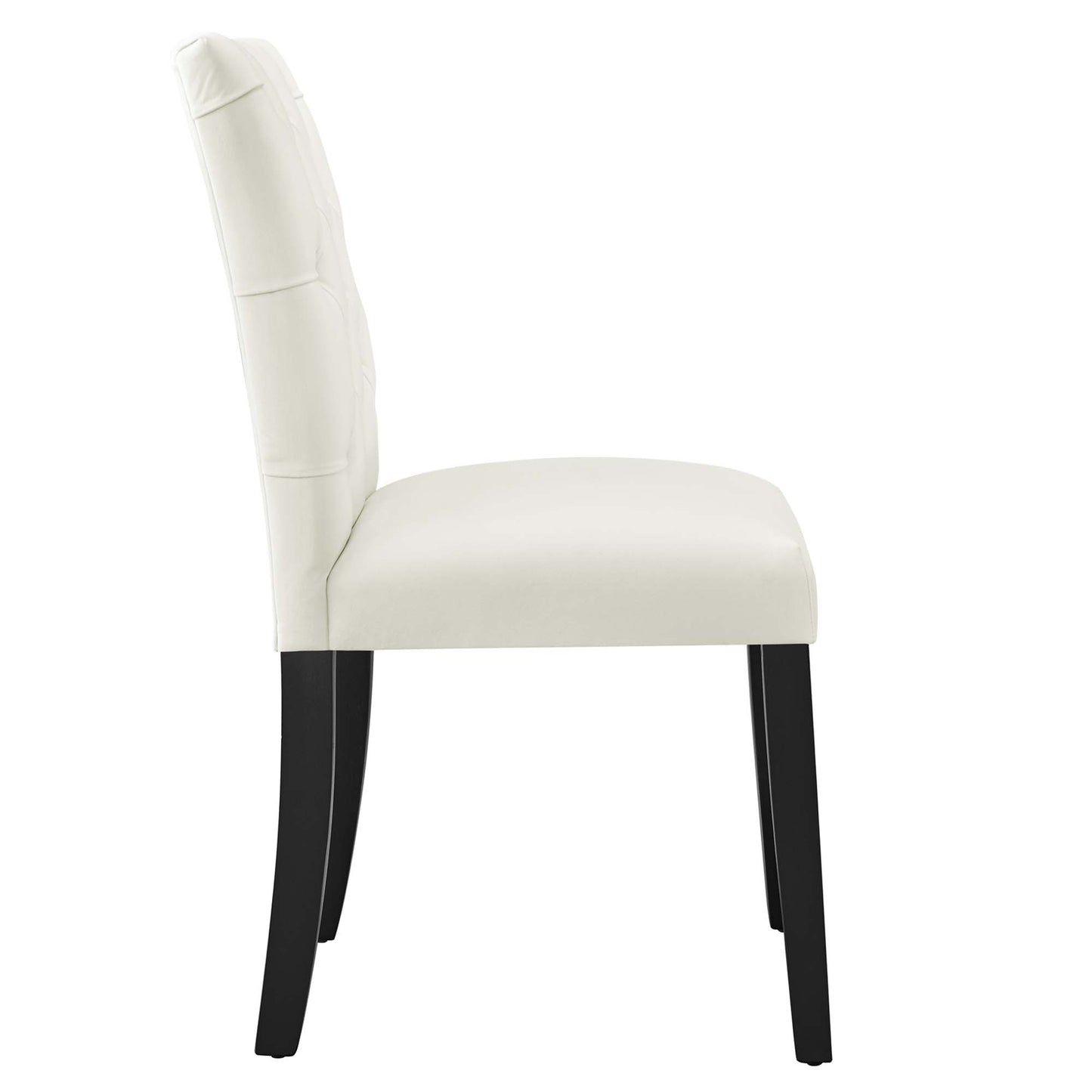 Modway Outlet Duchess Performance Velvet Dining Chairs Set of 2 by Modway  Bar and Dining Furniture White - EEI-5011-WHI