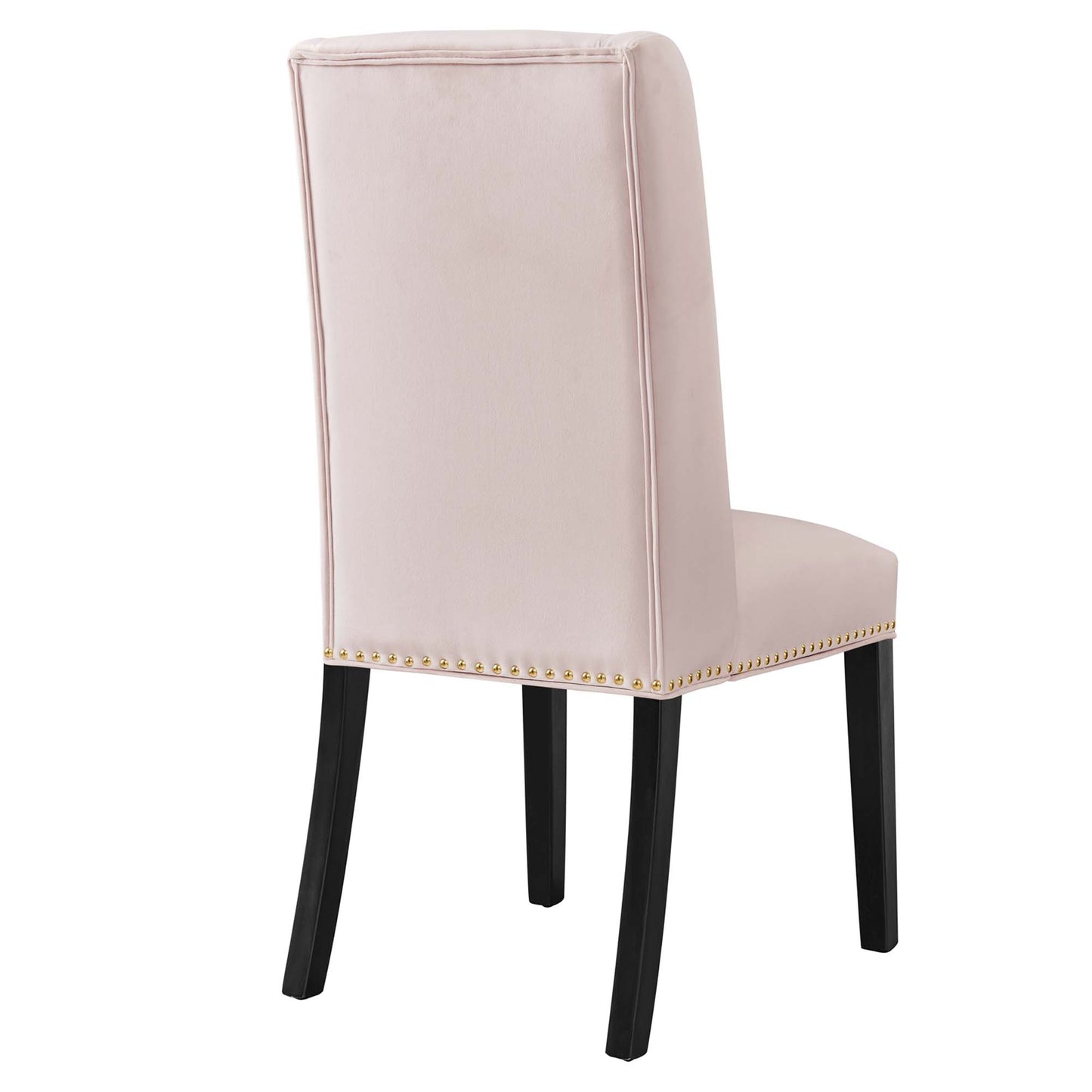 Modway Outlet Baron Performance Velvet Dining Chairs Set of 2 by Modway  Bar and Dining Furniture Pink - EEI-5012-PNK