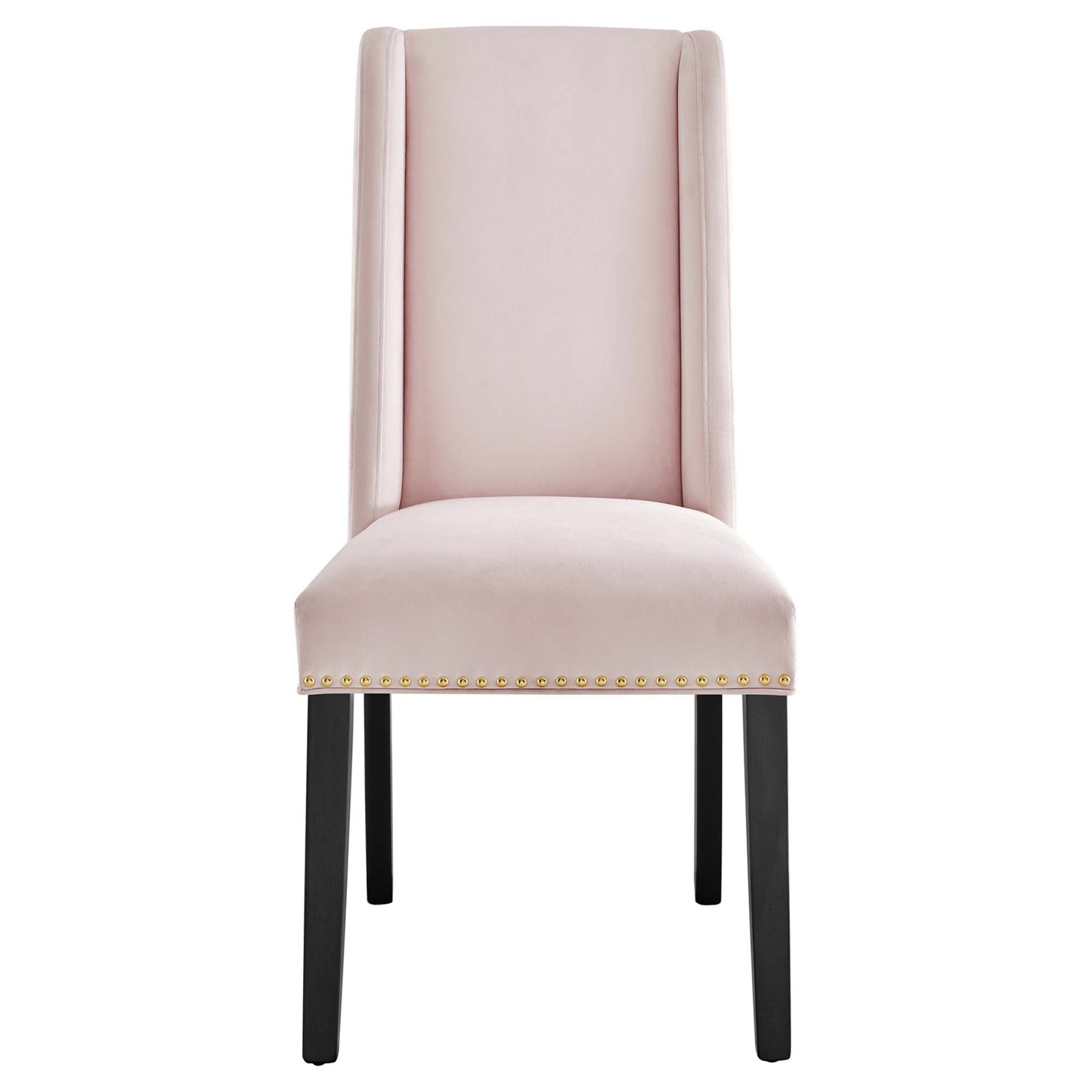 Modway Outlet Baron Performance Velvet Dining Chairs Set of 2 by Modway  Bar and Dining Furniture Pink - EEI-5012-PNK