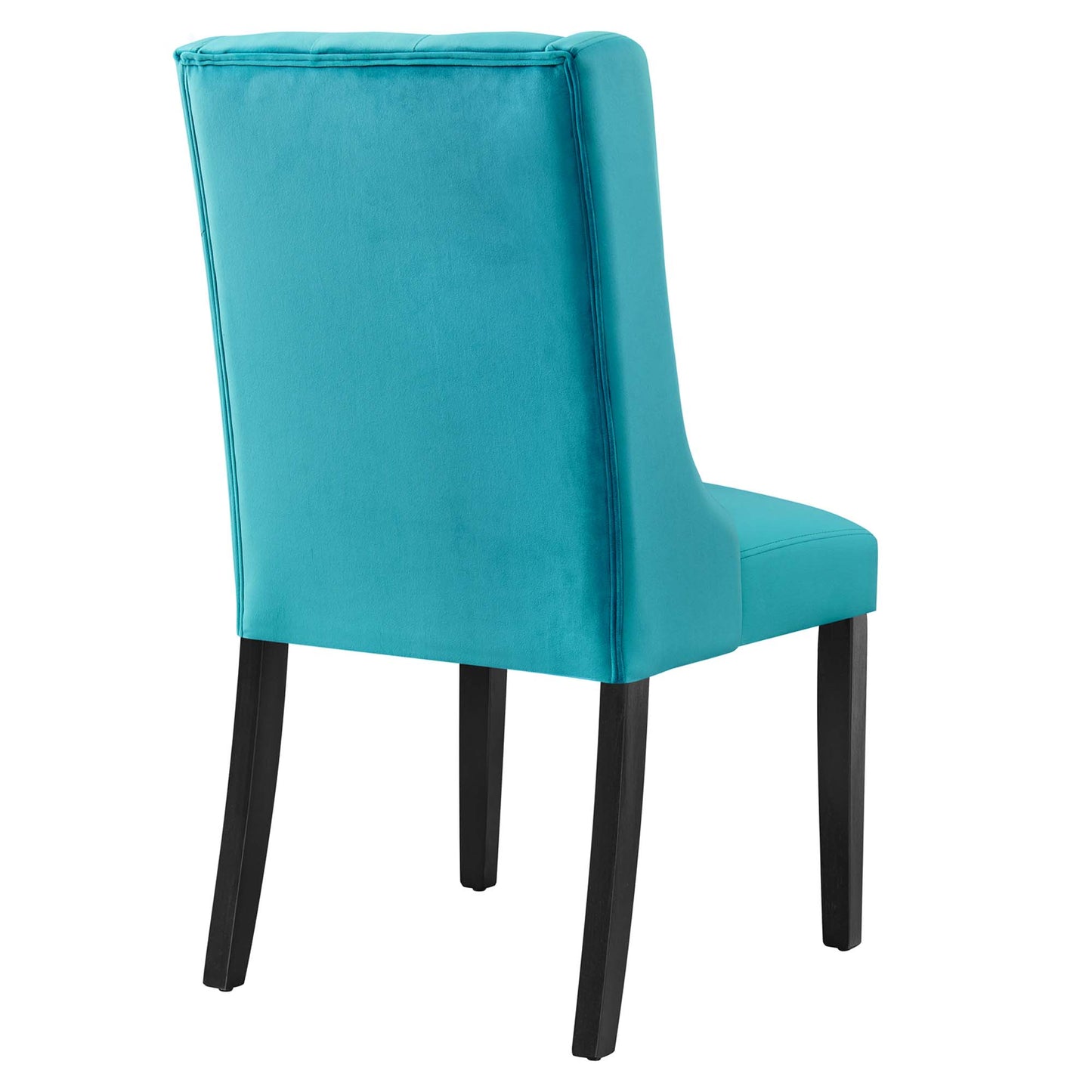 Modway Outlet Baronet Performance Velvet Dining Chairs Set of 2 by Modway  Bar and Dining Furniture Blue - EEI-5013-BLU