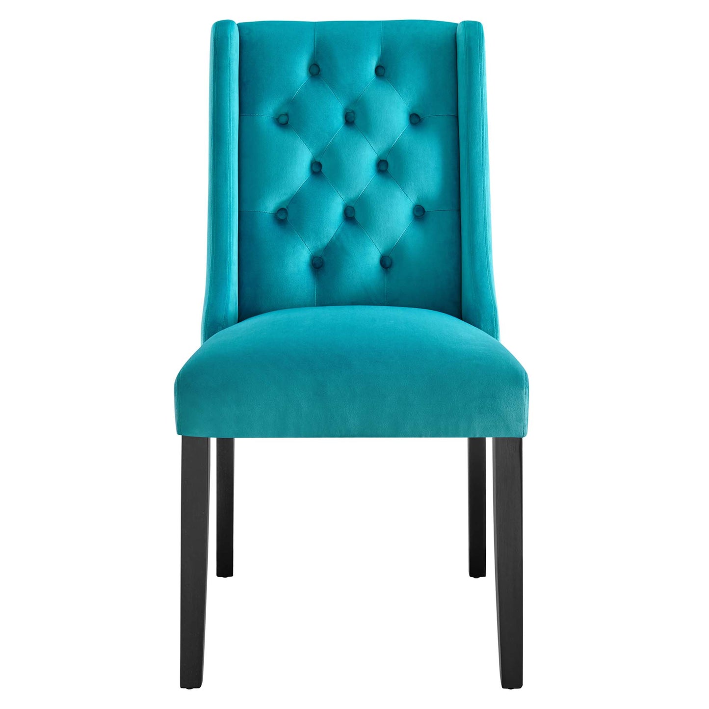 Modway Outlet Baronet Performance Velvet Dining Chairs Set of 2 by Modway  Bar and Dining Furniture Blue - EEI-5013-BLU