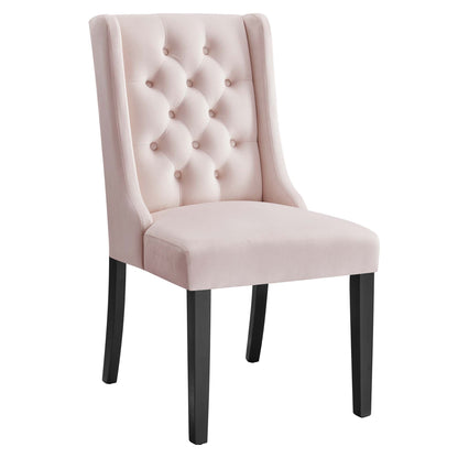 Modway Outlet Baronet Performance Velvet Dining Chairs Set of 2 by Modway  Bar and Dining Furniture Pink - EEI-5013-PNK