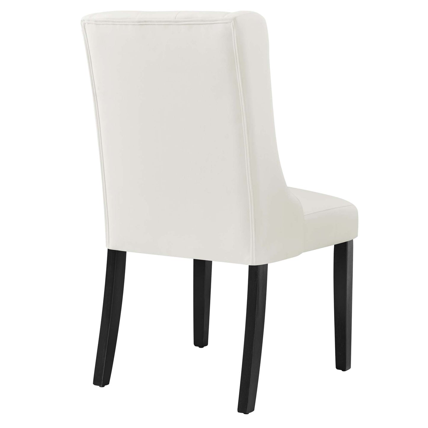 Modway - Baronet Performance Velvet Dining Chairs Set of 2 by Modway  Bar and Dining Dining Chairs White - EEI-5013-WHI