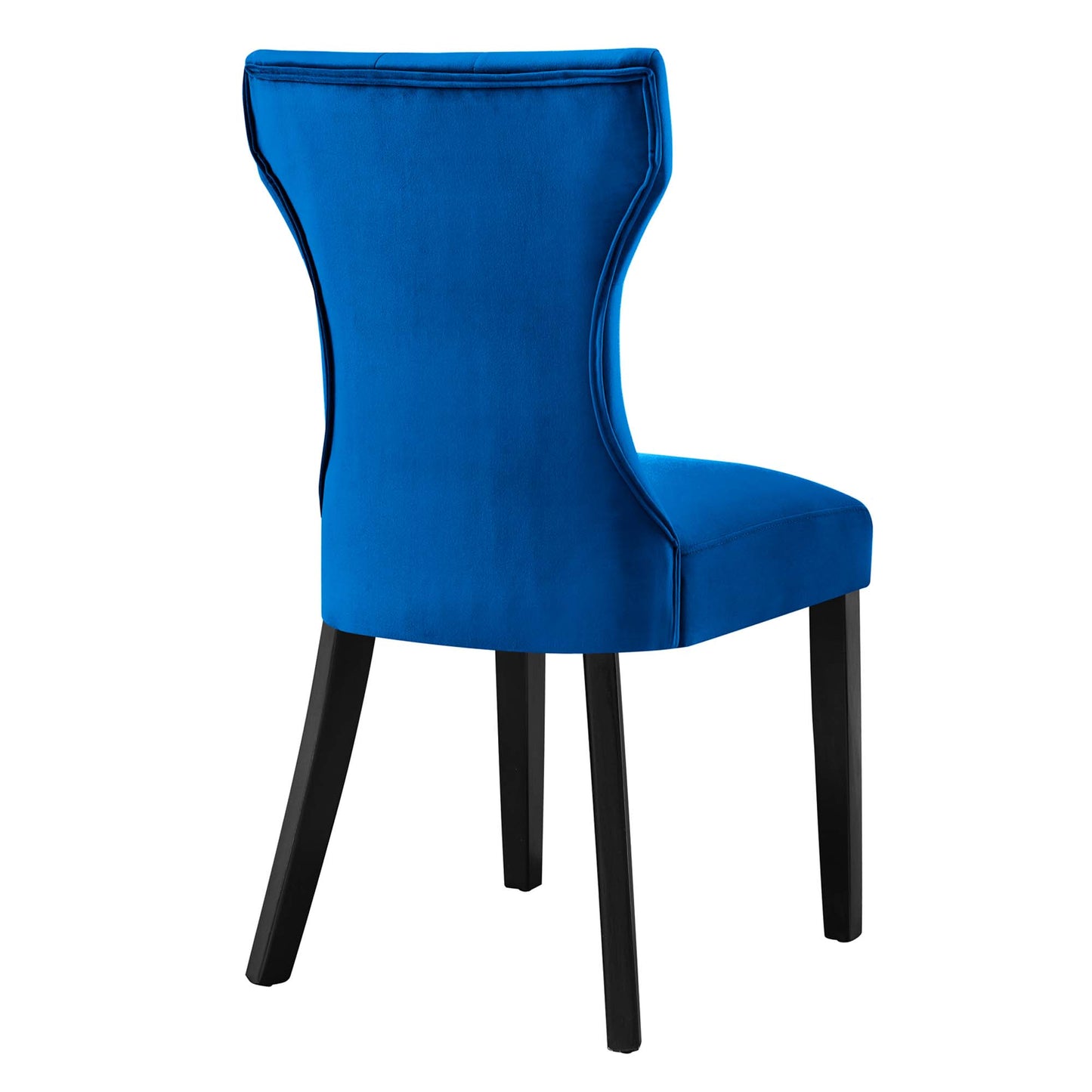 Modway Outlet Silhouette Performance Velvet Dining Chairs Set of 2 by Modway  Bar and Dining Furniture Navy - EEI-5014-NAV