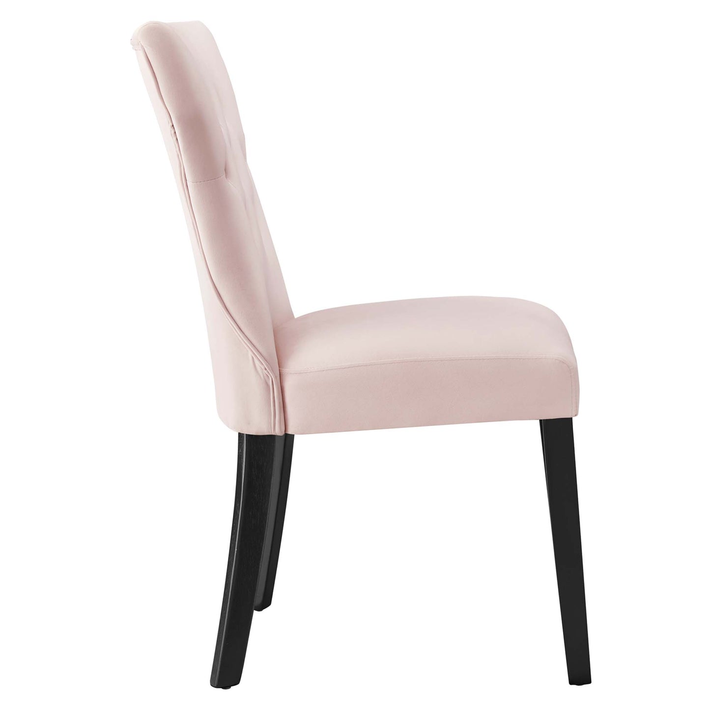 Modway Outlet Silhouette Performance Velvet Dining Chairs Set of 2 by Modway  Bar and Dining Furniture Pink - EEI-5014-PNK