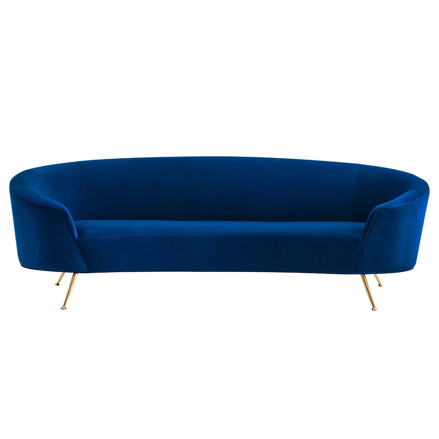 Modway Outlet Marchesa Upholstered Performance Velvet Sofa by Modway  Living Room Furniture Navy - EEI-5015-NAV