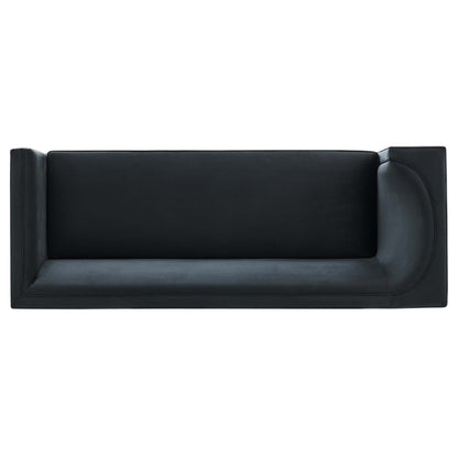 Modway Outlet Eminence Upholstered Performance Velvet Sofa by Modway  Living Room Furniture Black - EEI-5016-BLK