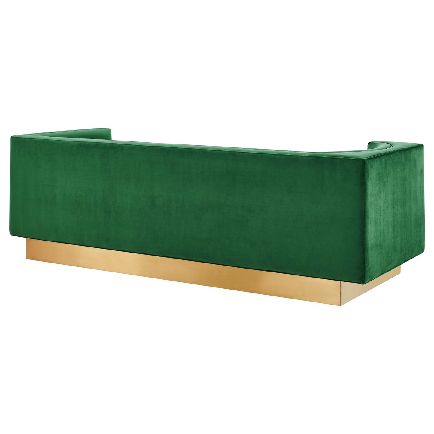 Modway Outlet Eminence Upholstered Performance Velvet Sofa by Modway  Living Room Furniture Emerald - EEI-5016-EME