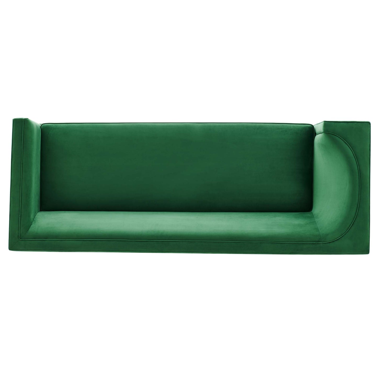Modway Outlet Eminence Upholstered Performance Velvet Sofa by Modway  Living Room Furniture Emerald - EEI-5016-EME