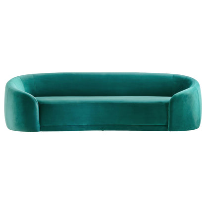 Modway Outlet Contessa Performance Velvet Sofa by Modway  Living Room Furniture Teal - EEI-5018-TEA