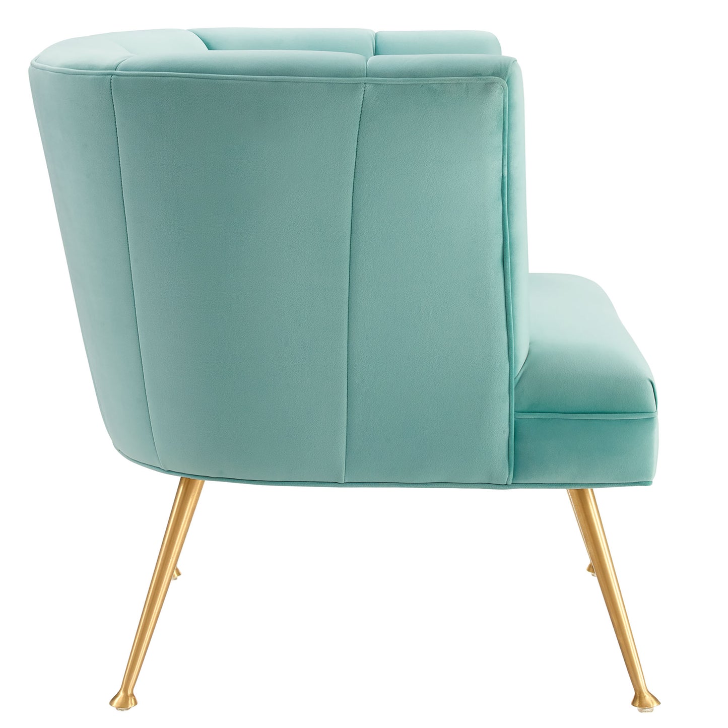 Modway Outlet Veronica Channel Tufted Performance Velvet Armchair by Modway  Living Room Furniture Mint - EEI-5023-MIN