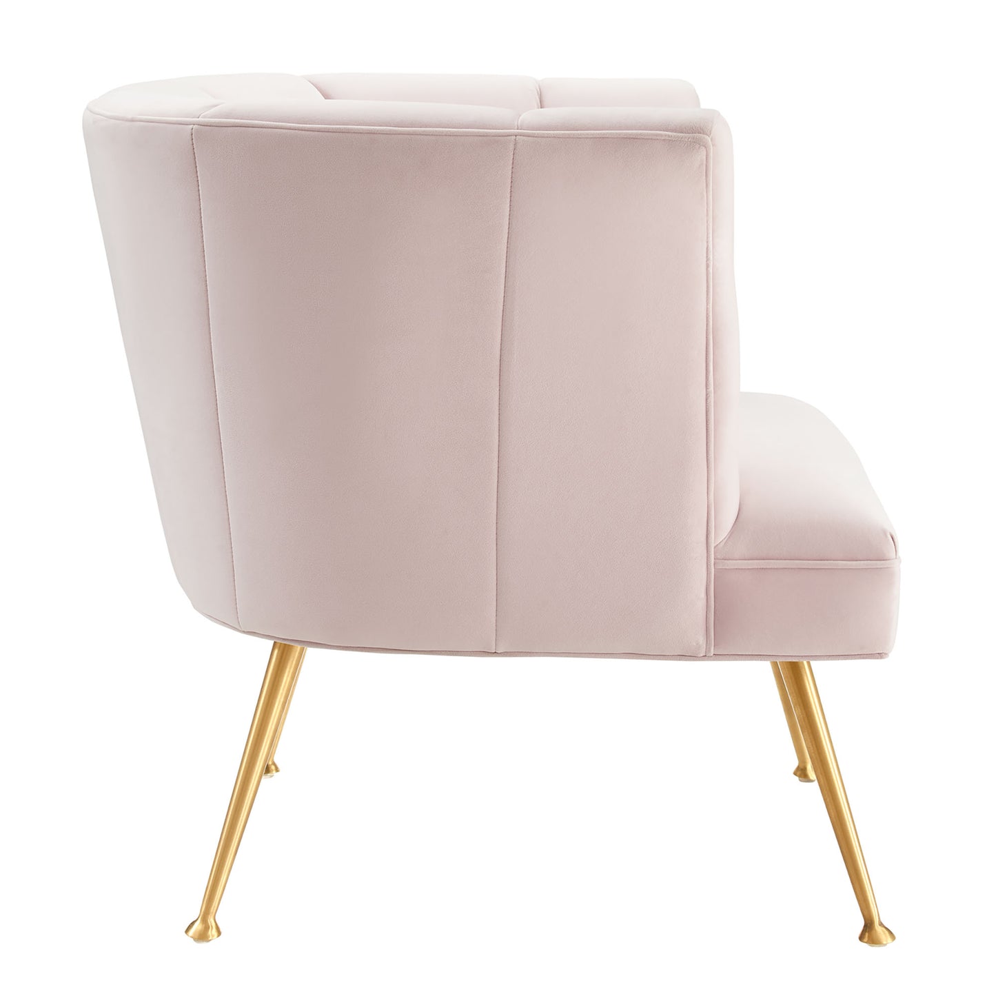 Modway Outlet Veronica Channel Tufted Performance Velvet Armchair by Modway  Living Room Furniture Pink - EEI-5023-PNK