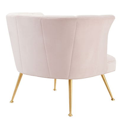 Modway Outlet Veronica Channel Tufted Performance Velvet Armchair by Modway  Living Room Furniture Pink - EEI-5023-PNK
