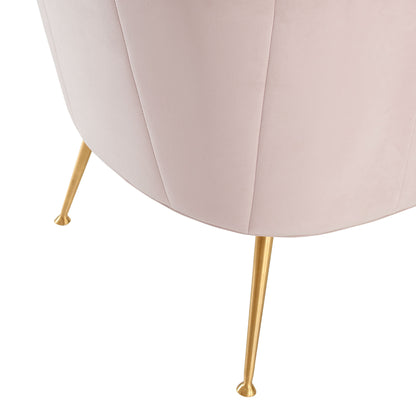 Modway Outlet Veronica Channel Tufted Performance Velvet Armchair by Modway  Living Room Furniture Pink - EEI-5023-PNK