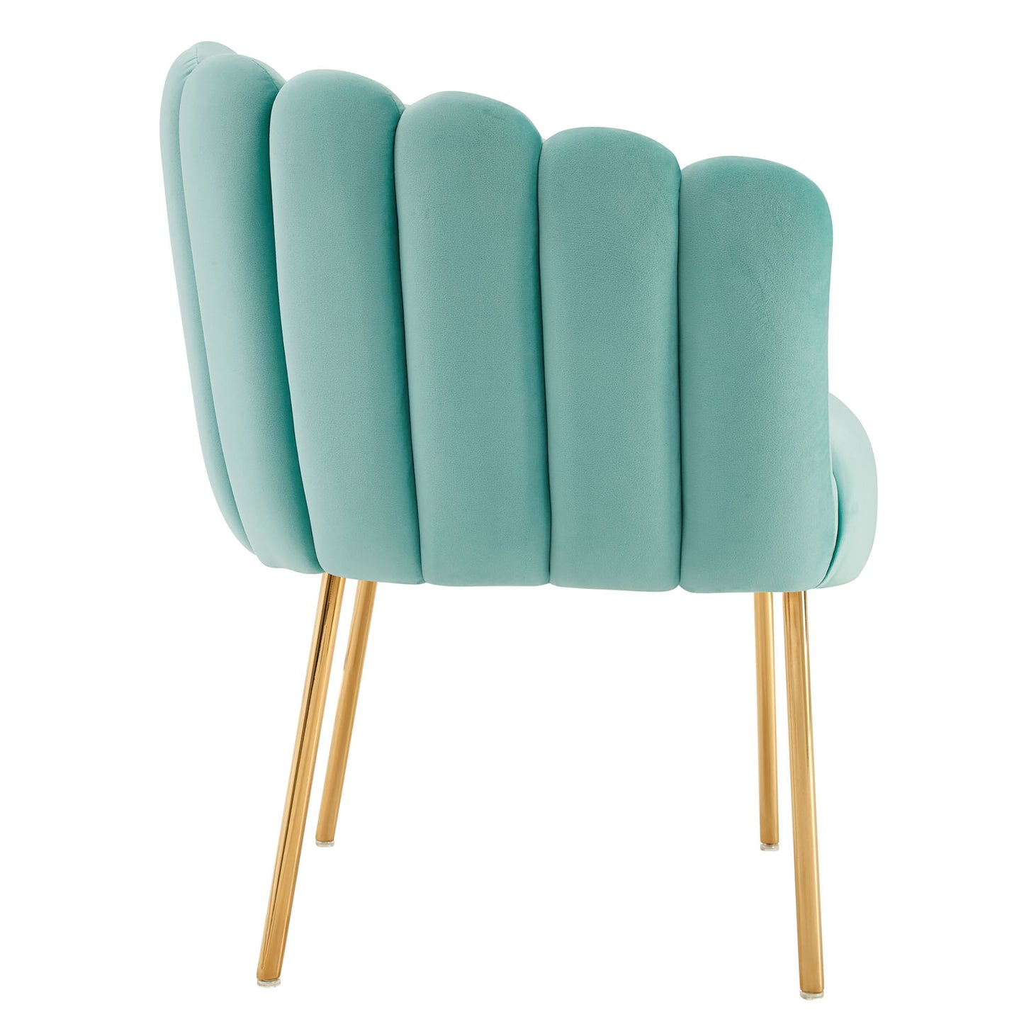 Modway Outlet Sanna Channel Tufted Performance Velvet Armchair by Modway  Living Room Furniture Mint - EEI-5024-MIN