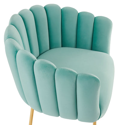 Modway Outlet Sanna Channel Tufted Performance Velvet Armchair by Modway  Living Room Furniture Mint - EEI-5024-MIN