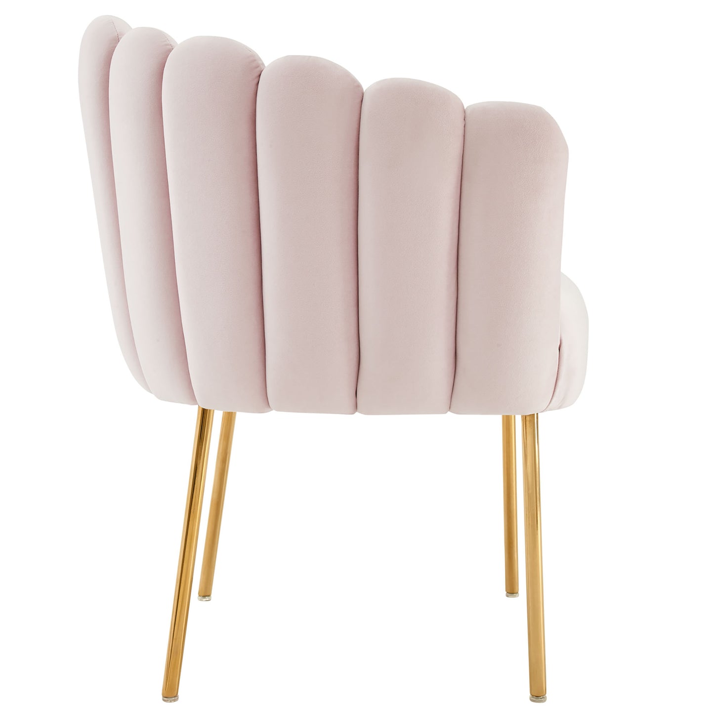 Modway Outlet Sanna Channel Tufted Performance Velvet Armchair by Modway  Living Room Furniture Pink - EEI-5024-PNK