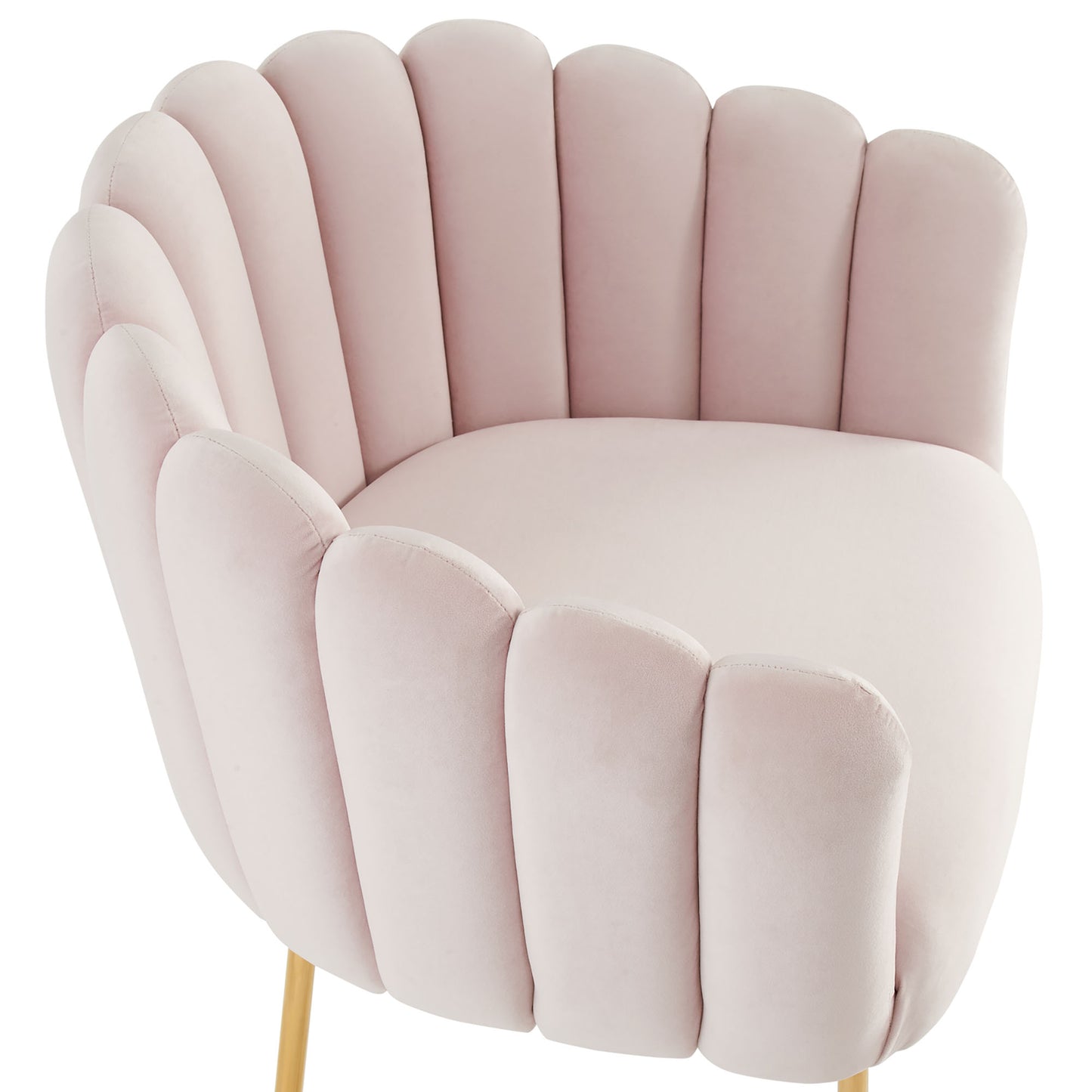 Modway Outlet Sanna Channel Tufted Performance Velvet Armchair by Modway  Living Room Furniture Pink - EEI-5024-PNK