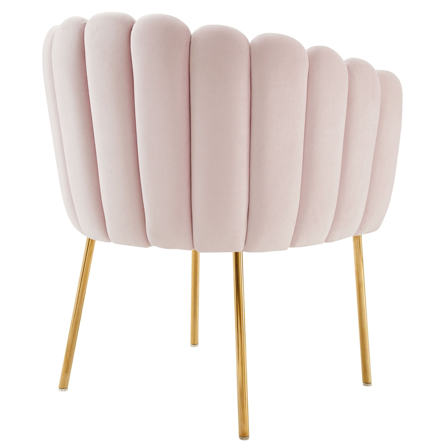 Modway Outlet Sanna Channel Tufted Performance Velvet Armchair by Modway  Living Room Furniture Pink - EEI-5024-PNK