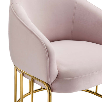 Modway Outlet Legacy Performance Velvet Armchair by Modway  Living Room Furniture Pink - EEI-5025-PNK