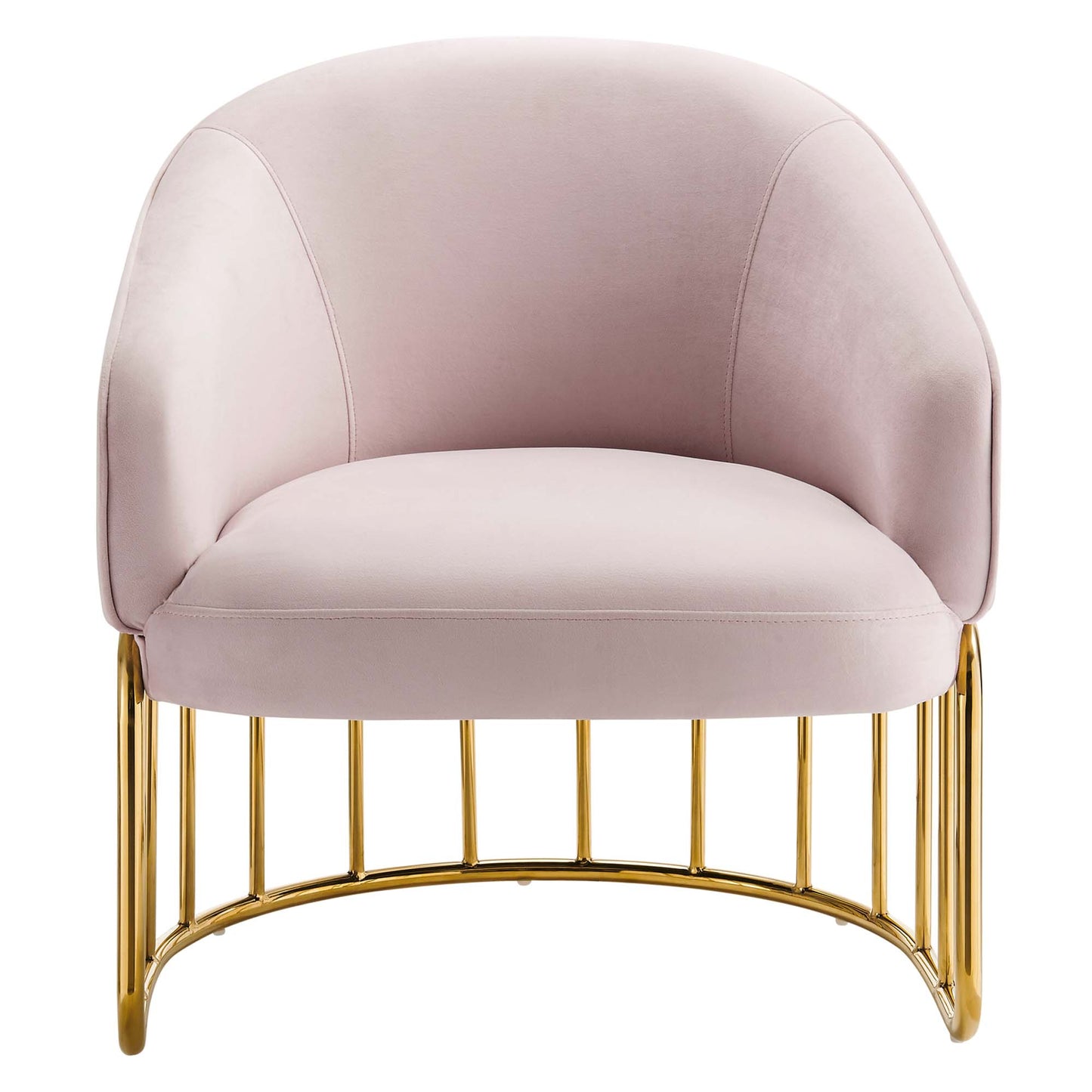 Modway Outlet Legacy Performance Velvet Armchair by Modway  Living Room Furniture Pink - EEI-5025-PNK