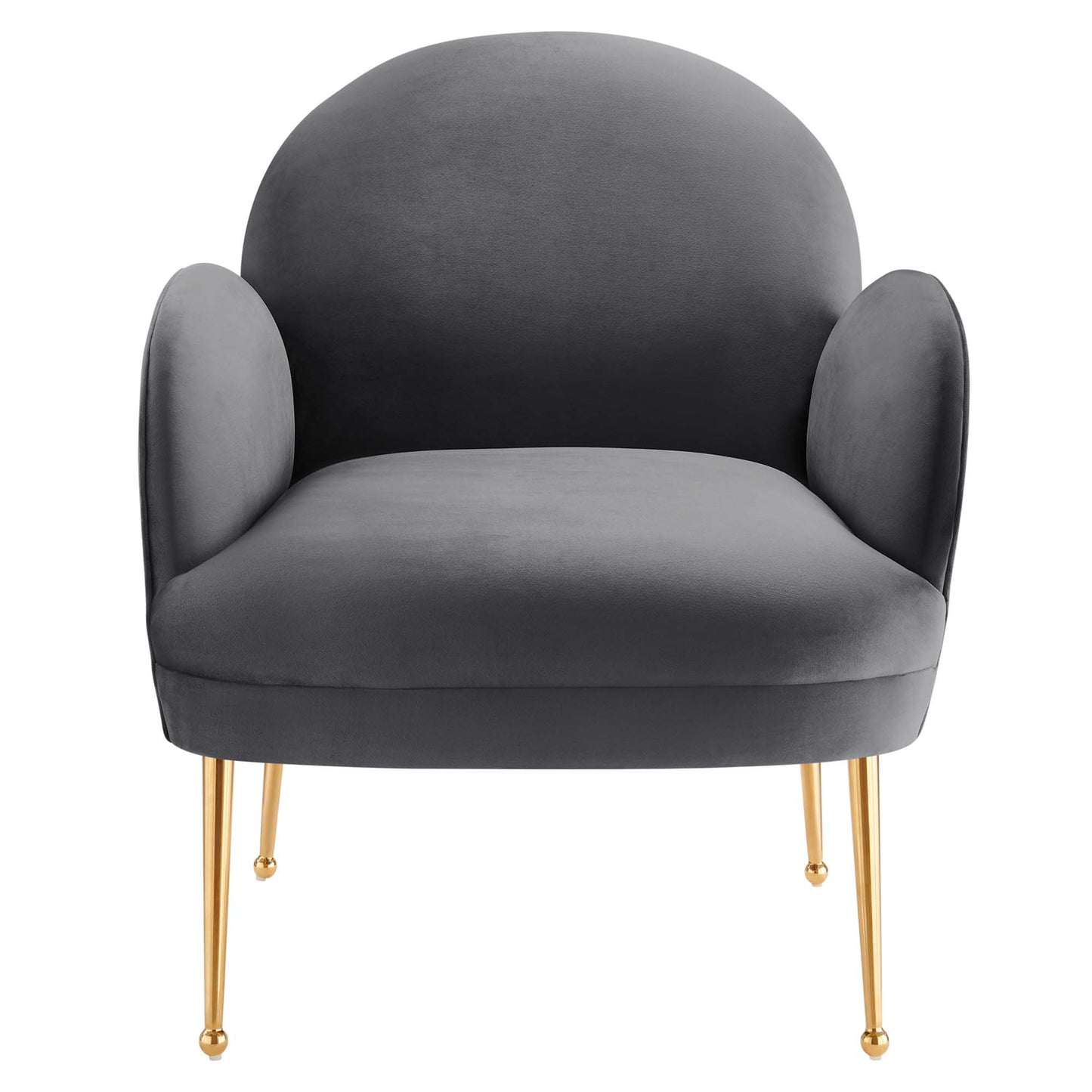 Modway Outlet Transcend Performance Velvet Armchair by Modway  Living Room Furniture Gray - EEI-5026-GRY