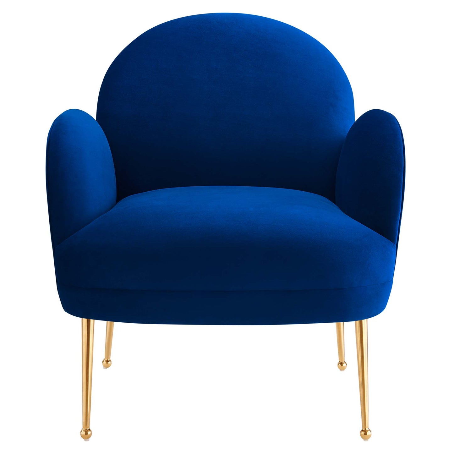 Modway Outlet Transcend Performance Velvet Armchair by Modway  Living Room Furniture Navy - EEI-5026-NAV