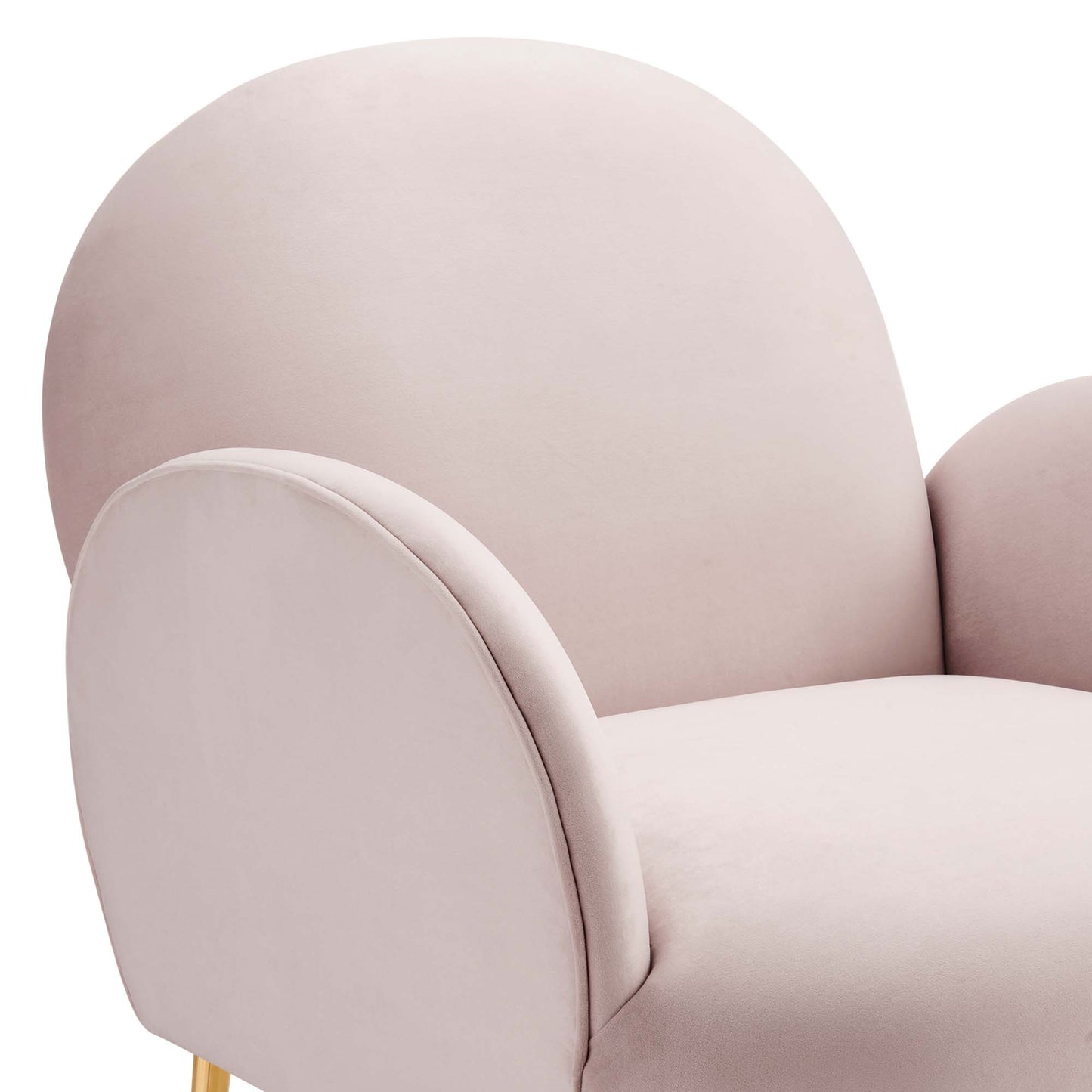 Modway Outlet Transcend Performance Velvet Armchair by Modway  Living Room Furniture Pink - EEI-5026-PNK