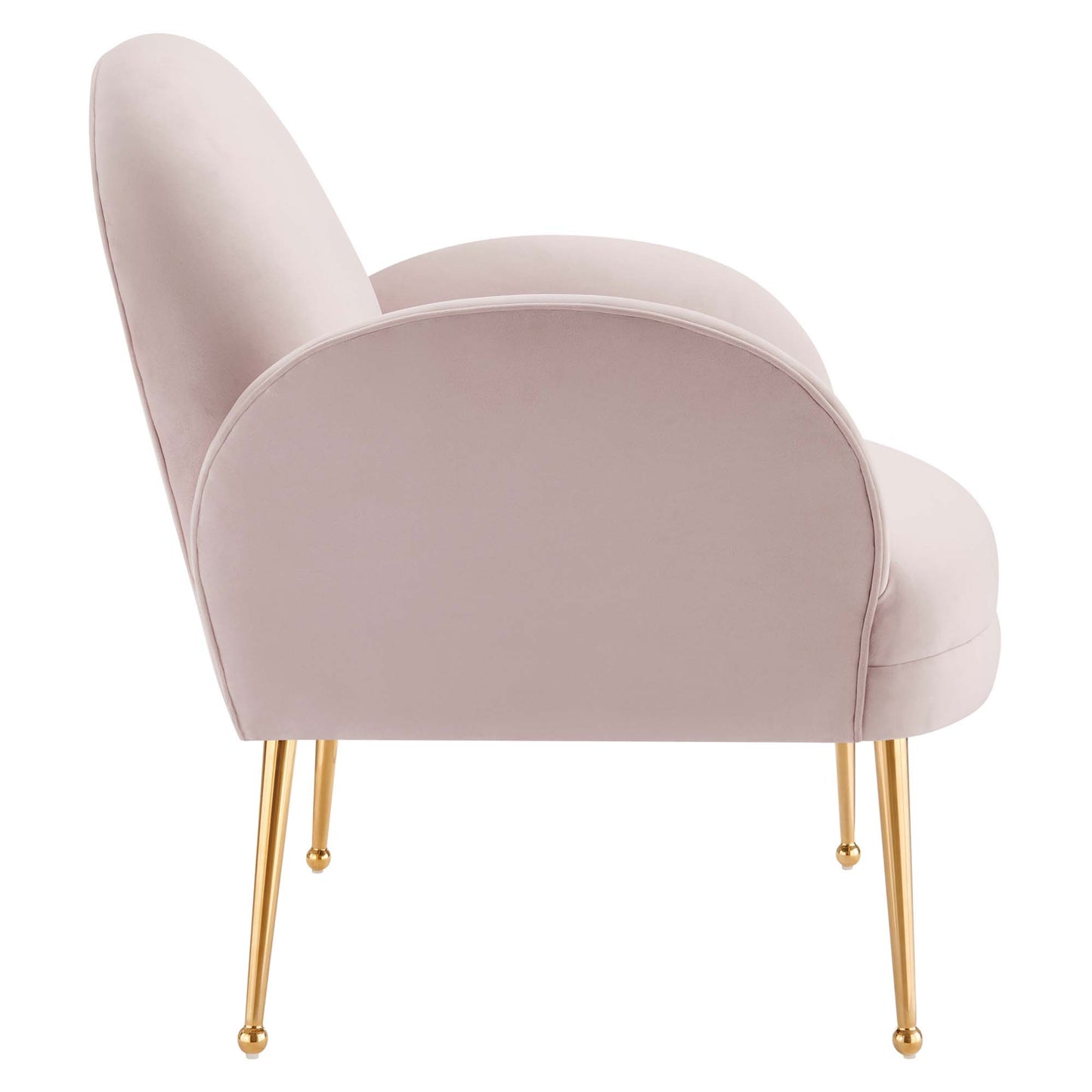 Modway Outlet Transcend Performance Velvet Armchair by Modway  Living Room Furniture Pink - EEI-5026-PNK