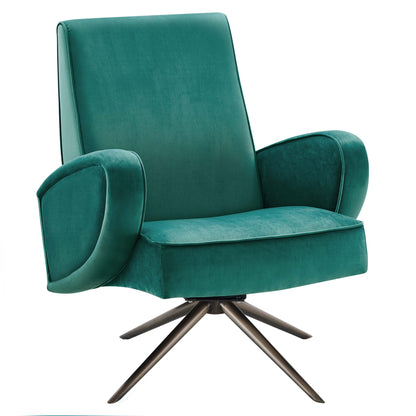 Modway Outlet Superior Performance Velvet Swivel Chair by Modway  Living Room Furniture Teal - EEI-5027-TEA